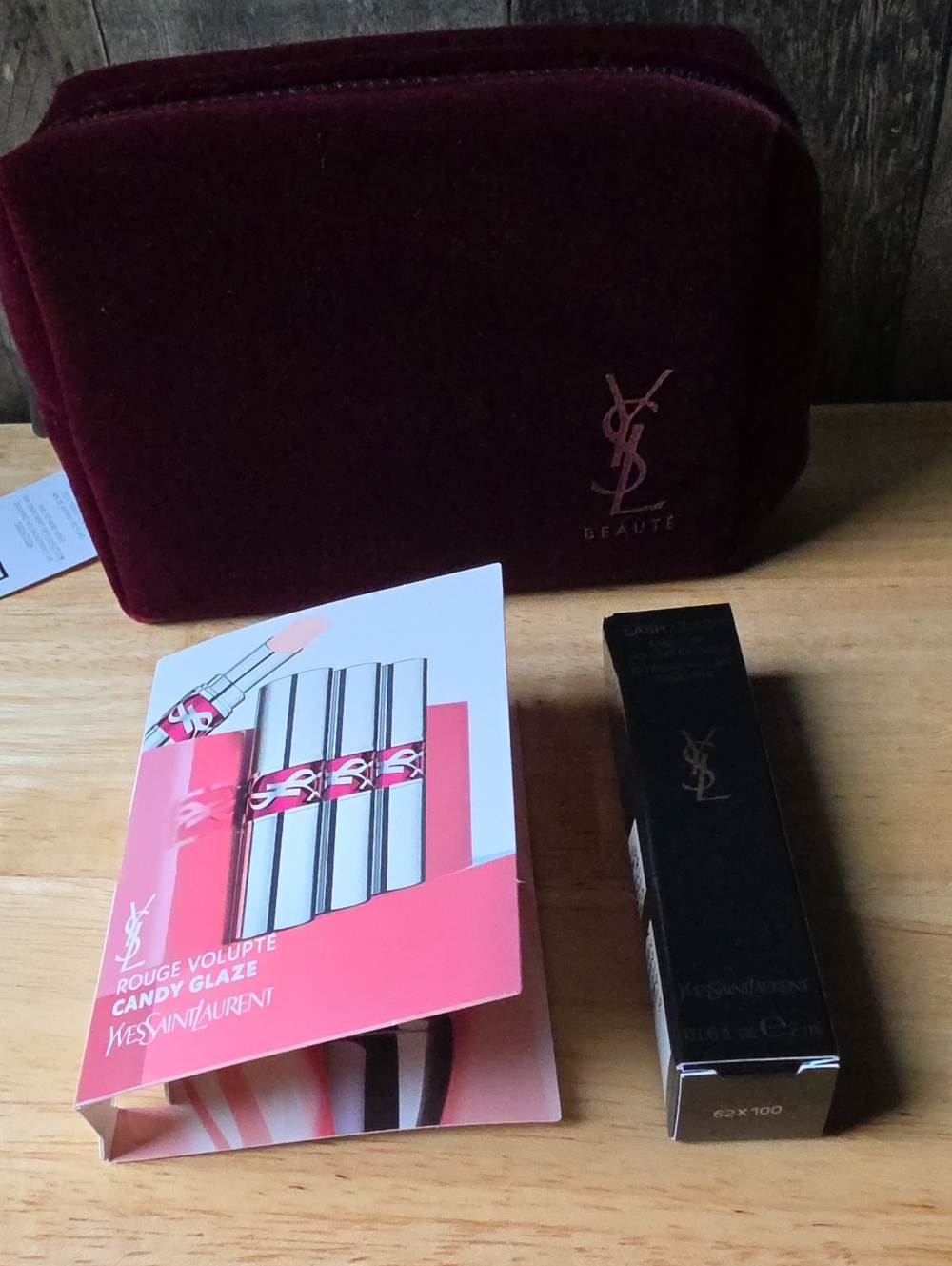 YSL Pouch With Lip Balm And Mascara